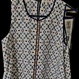 MONTEAU GIRL WOMEN'S SIZE 16 XL SOFT CREPE SLEEVELESS BLOUSE NWOT